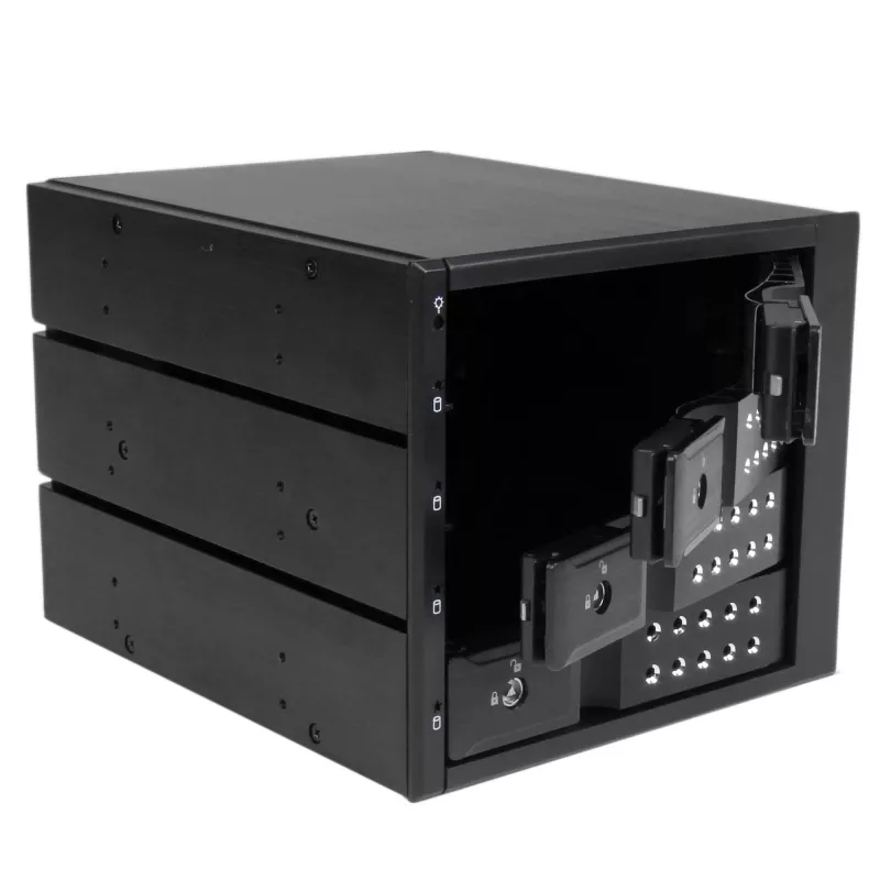 StarTech.com 4-zatokowa aluminiowa beztackowa płyta montażowa hot swap do 4 dysków twardych 3,5 inch SAS II/SATA III - 6 Gb/s HDD