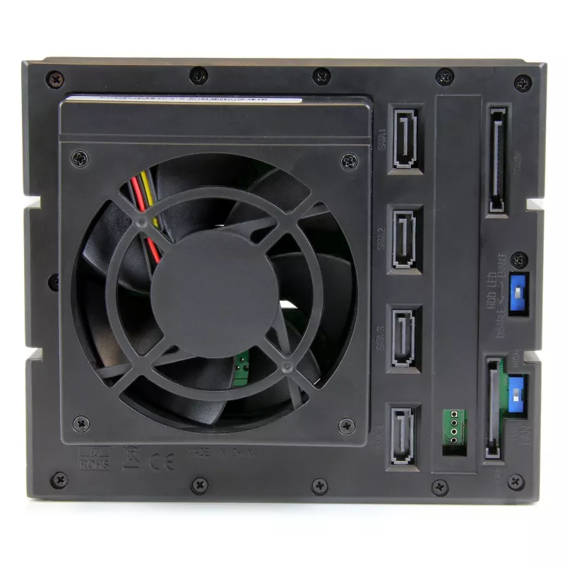 StarTech.com 4-zatokowa aluminiowa beztackowa płyta montażowa hot swap do 4 dysków twardych 3,5 inch SAS II/SATA III - 6 Gb/s HDD