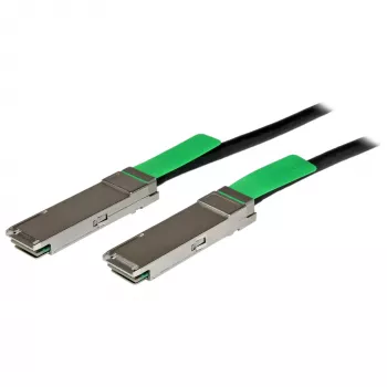 StarTech.com MSA Compliant QSFP+ Direct-Attach Twinax kabel - 2 m (6.6 ft)~MSA Uncoded Kompatybilny 2m 40G QSFP+ to QSFP+ Direct Attach Breakout kabel Twinax - 40 GbE QSFP+ miedź DAC 40 Gbps Low Power Passive transceiver Module DAC