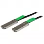 StarTech.com MSA Compliant QSFP+ Direct-Attach Twinax kabel - 2 m (6.6 ft)~MSA Uncoded Kompatybilny 2m 40G QSFP+ to QSFP+ Direct Attach Breakout kabel Twinax - 40 GbE QSFP+ miedź DAC 40 Gbps Low Power Passive transceiver Module DAC