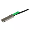 StarTech.com MSA Compliant QSFP+ Direct-Attach Twinax kabel - 2 m (6.6 ft)~MSA Uncoded Kompatybilny 2m 40G QSFP+ to QSFP+ Direct Attach Breakout kabel Twinax - 40 GbE QSFP+ miedź DAC 40 Gbps Low Power Passive transceiver Module DAC