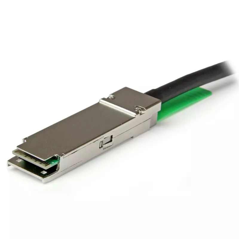 StarTech.com MSA Compliant QSFP+ Direct-Attach Twinax kabel - 2 m (6.6 ft)~MSA Uncoded Kompatybilny 2m 40G QSFP+ to QSFP+ Direct Attach Breakout kabel Twinax - 40 GbE QSFP+ miedź DAC 40 Gbps Low Power Passive transceiver Module DAC