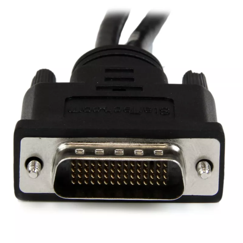 StarTech.com adapter kablowy DMS-59 na dwa DisplayPort 20 cm – Wideo 4K x 2K – Kabel rozgałęźny LFH DMS 59 pin (M) na 2x DisplayPort 1.2 (F) – Karta graficzna LFH do dwóch monitorów DP