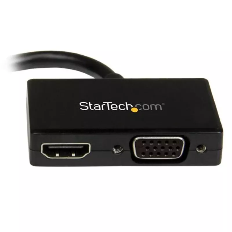 StarTech.com Travel A/V Adapter: 2 w 1 Mini DisplayPort na HDMI lub VGA