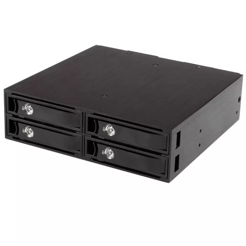 StarTech.com 4-zatokowa płyta montażowa mobilnej kieszeni na dyski 2,5 inch SATA/SAS