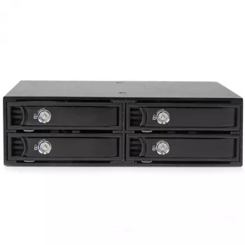 StarTech.com 4-zatokowa płyta montażowa mobilnej kieszeni na dyski 2,5 inch SATA/SAS