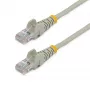StarTech.com Kabel krosowy Cat5e ze złączami RJ-45 bez zaczepów - 3 m, szary