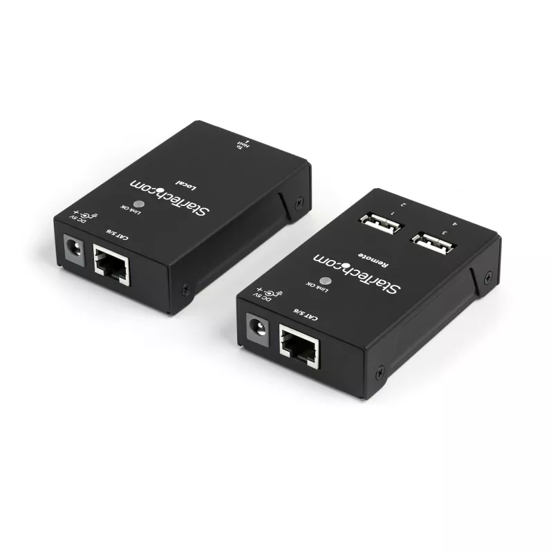StarTech.com 4-portowy przedłużacz USB 2.0 przez Cat5 lub Cat6 - 40 m (130 stóp)