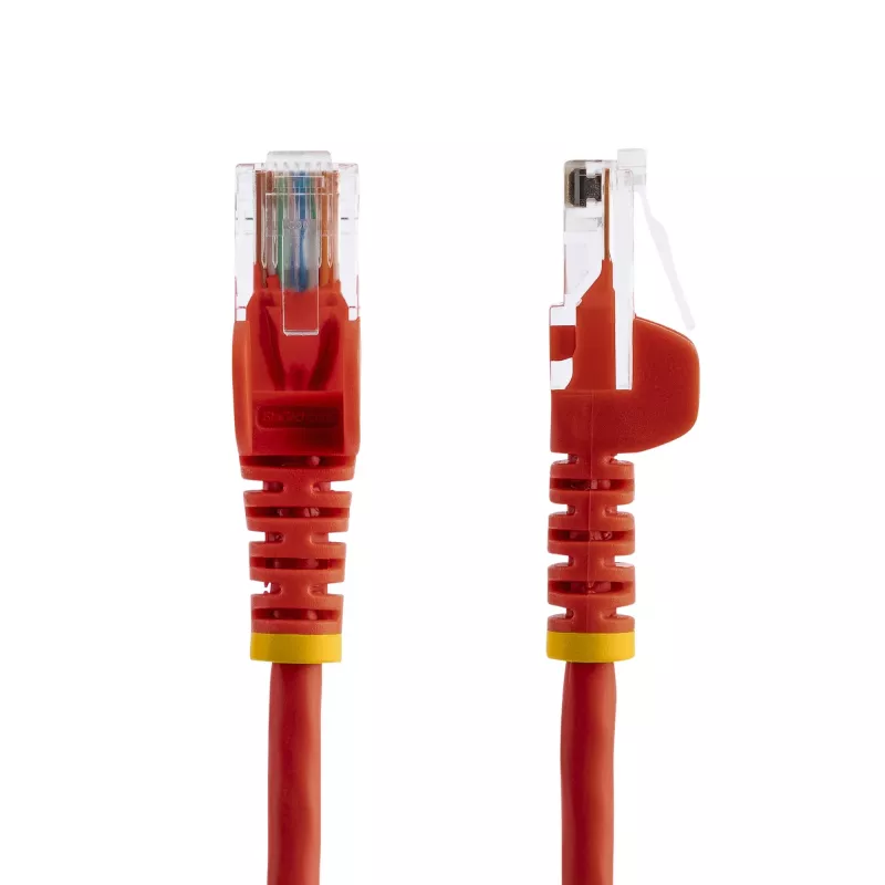StarTech.com Cat5e Patch kabel z bezzaczepowymi złączami RJ45 - 3m, czerwony