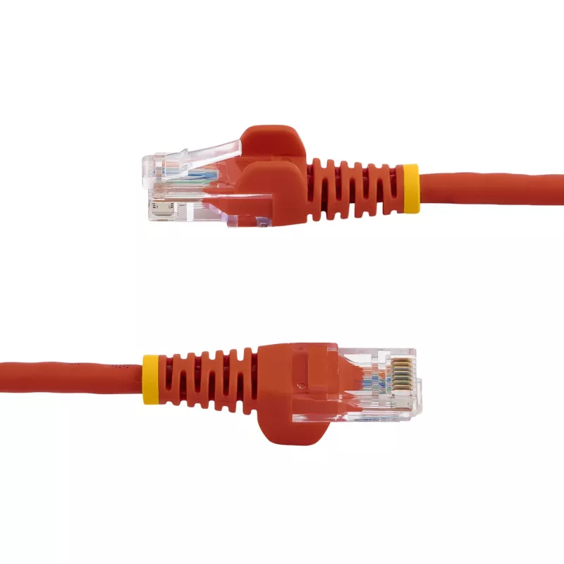 StarTech.com Cat5e Patch kabel z bezzaczepowymi złączami RJ45 - 3m, czerwony