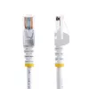 StarTech.com Cat5e Kabel krosowy z bezproblemowymi złączami RJ45 - 1m, biały