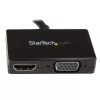 StarTech.com Travel A/V Adapter: 2-w-1 DisplayPort na HDMI lub VGA