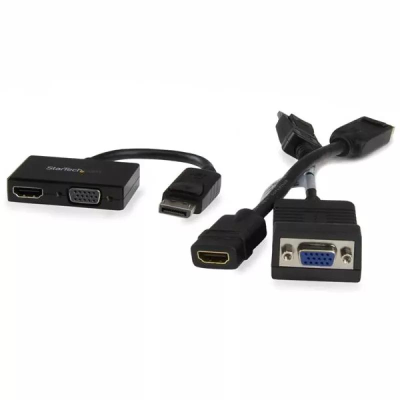 StarTech.com Travel A/V Adapter: 2-w-1 DisplayPort na HDMI lub VGA