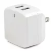 StarTech.com Dwukieszeniowa ładowarka USB ścienna - podróże międzynarodowa - 17W/3.4A - biała
