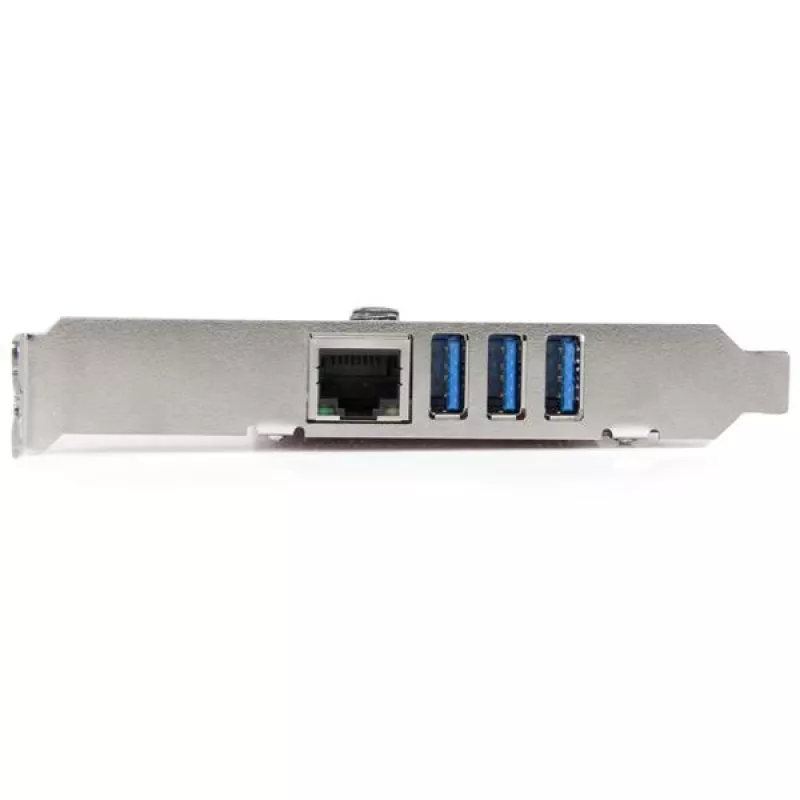 StarTech.com Karta PCI Express 3-port USB 3.0 + Gigabit Ethernet