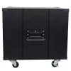 StarTech.com 4-Post 9U Mobile Open Frame Server Rack, Four Post sieciowy Rack with Wheels, 19 inch Rolling Rack for Home/Office Narrow Floor Spaces, Small Data Rack for Computer/AV/IT Equipment - TAA Compliant