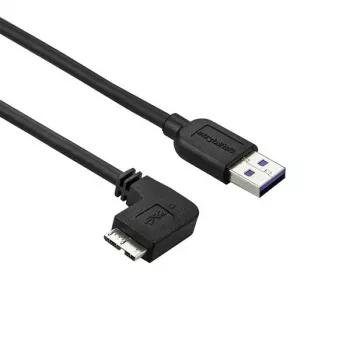 StarTech.com cienki Micro-USB 3.0 kabel - M/M - lewokątny Micro USB - 2 m (6 stóp)