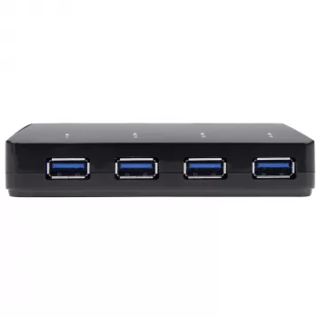 StarTech.com 4-portowy hub USB 3.0 z dedykowanym portem ładowania – 1 port 2,4 A ~ 4-portowy hub USB 3.0 (5 Gb/s) z dedykowanym portem ładowania – 1 port 2,4 A