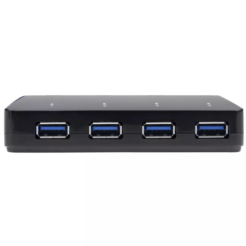 StarTech.com 4-portowy hub USB 3.0 z dedykowanym portem ładowania – 1 port 2,4 A ~ 4-portowy hub USB 3.0 (5 Gb/s) z dedykowanym portem ładowania – 1 port 2,4 A