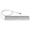 StarTech.com 7-portowy hub USB, USB A do 7x portów USB-A, USB 5Gbps, wytrzymała konstrukcja, zasilanie z magistrali lub własne, przenośny hub USB 3.0 do laptopa z zasilaczem