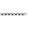 StarTech.com 7-portowy hub USB, USB A do 7x portów USB-A, USB 5Gbps, wytrzymała konstrukcja, zasilanie z magistrali lub własne, przenośny hub USB 3.0 do laptopa z zasilaczem