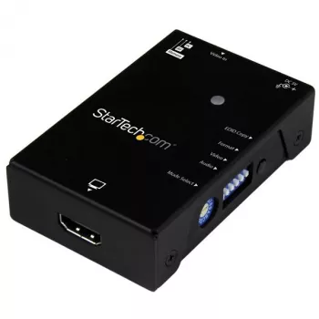 StarTech.com Emulator EDID dla wyświetlaczy HDMI - 1080p, Czarny, Stal, RoHS, CE, FCC, 1920 x 1080 pikseli, 720p, 1080p, HDMI