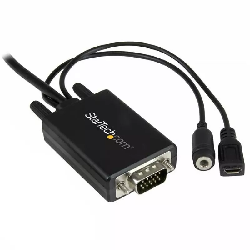 StarTech.com adapter kablowy DisplayPort na VGA z audio - 1,8 m (6 stóp)