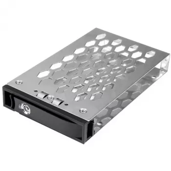 StarTech.com Tacka na dysk twardy 2,5 cala z możliwością hot swap, 2,5 cala, Panel maskownicy, Czarny, Srebrny, 2,5 cala, Plastik, Stal, 70 mm