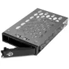 StarTech.com Tacka na dysk twardy 2,5 cala z możliwością hot swap, 2,5 cala, Panel maskownicy, Czarny, Srebrny, 2,5 cala, Plastik, Stal, 70 mm