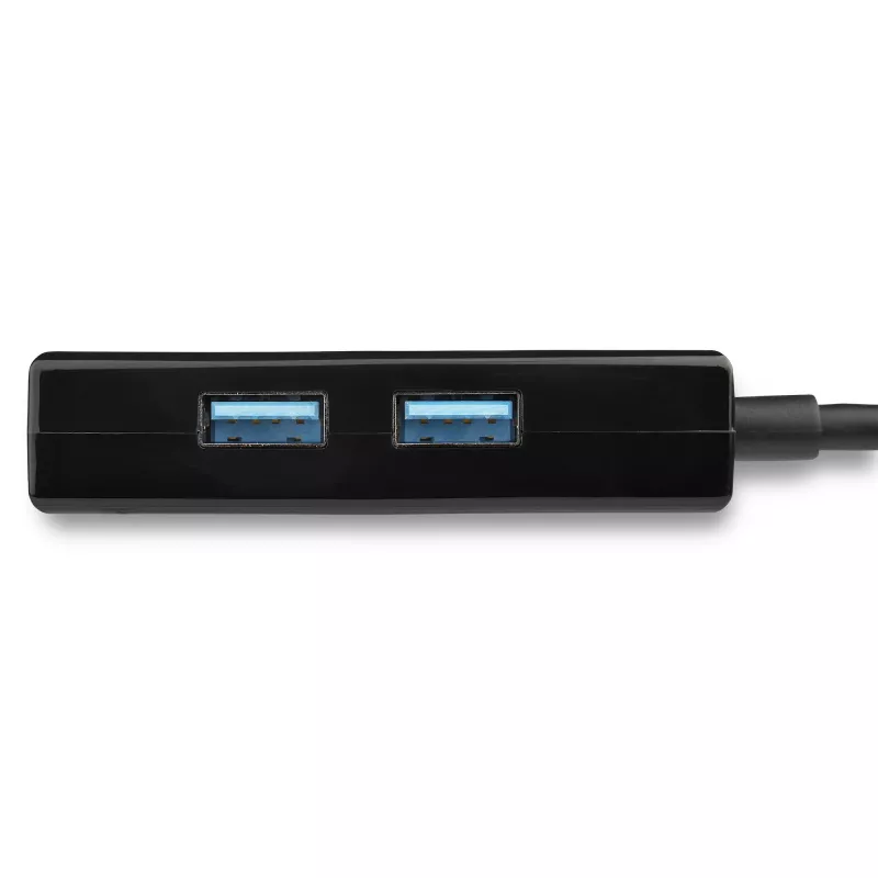 StarTech.com adapter USB na Ethernet, konwerter USB 3.0 na 10/100/1000 Gigabit Ethernet LAN do laptopów, dołączony kabel 30 cm, adapter USB na RJ45, karta sieciowa USB, sieciowy adapter USB
