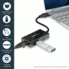 StarTech.com adapter USB na Ethernet, konwerter USB 3.0 na 10/100/1000 Gigabit Ethernet LAN do laptopów, dołączony kabel 30 cm, adapter USB na RJ45, karta sieciowa USB, sieciowy adapter USB