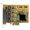 StarTech.com 4-Portowa Karta Sieciowa Gigabit PCIe, wewnętrzna, przewodowa, PCI Express, Ethernet, 2000 Mbit/s
