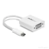StarTech.com Adapter USB-C do VGA - Biały, 3.2 Gen 1 (3.1 Gen 1), USB Type-C, wyjście VGA (D-Sub), 1920 x 1200 pikseli