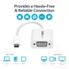StarTech.com Adapter USB-C do VGA - Biały, 3.2 Gen 1 (3.1 Gen 1), USB Type-C, wyjście VGA (D-Sub), 1920 x 1200 pikseli