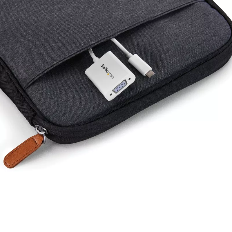 StarTech.com Adapter USB-C do VGA - Biały, 3.2 Gen 1 (3.1 Gen 1), USB Type-C, wyjście VGA (D-Sub), 1920 x 1200 pikseli
