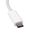 StarTech.com Adapter USB-C na DisplayPort - 4K 60Hz/8K 30Hz - Przejściówka USB Type-C na DP 1.4 HBR2 - Kompaktowy konwerter wideo monitora USB-C (DP Alt Mode) - Kompatybilny z Thunderbolt 3 - Biały
