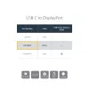 StarTech.com Adapter USB-C na DisplayPort - 4K 60Hz/8K 30Hz - Przejściówka USB Type-C na DP 1.4 HBR2 - Kompaktowy konwerter wideo monitora USB-C (DP Alt Mode) - Kompatybilny z Thunderbolt 3 - Biały