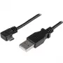 Kabel StarTech.com Micro-USB do ładowania i synchronizacji M/M – kątowe złącze Micro-USB – 24 AWG – 2 m