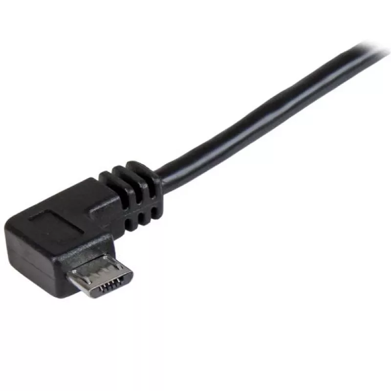 Kabel StarTech.com Micro-USB do ładowania i synchronizacji M/M – kątowe złącze Micro-USB – 24 AWG – 2 m