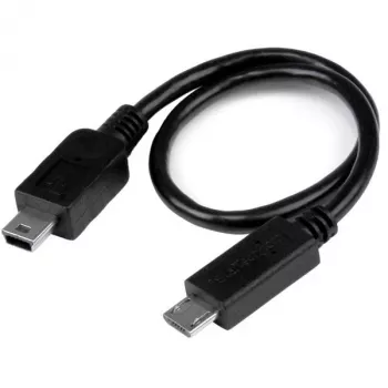 Kabel USB OTG StarTech.com - Micro USB na Mini USB - M/M - 8 cali