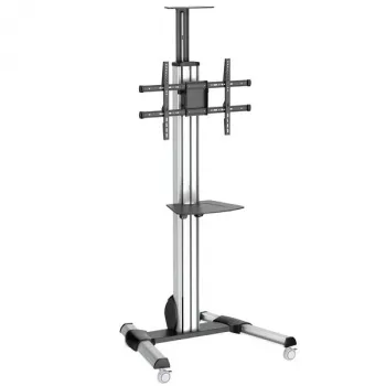 StarTech.com Wózek pod telewizor – Regulacja wysokości – Blokowane kółka, 40 kg, 81,3 cm (32 cale), 190,5 cm (75 cali), 200 x 200 mm, 600 x 400 mm, 1110–1510 mm