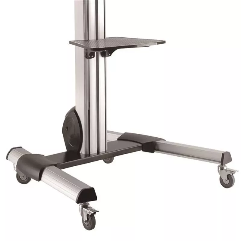 StarTech.com Wózek pod telewizor – Regulacja wysokości – Blokowane kółka, 40 kg, 81,3 cm (32 cale), 190,5 cm (75 cali), 200 x 200 mm, 600 x 400 mm, 1110–1510 mm