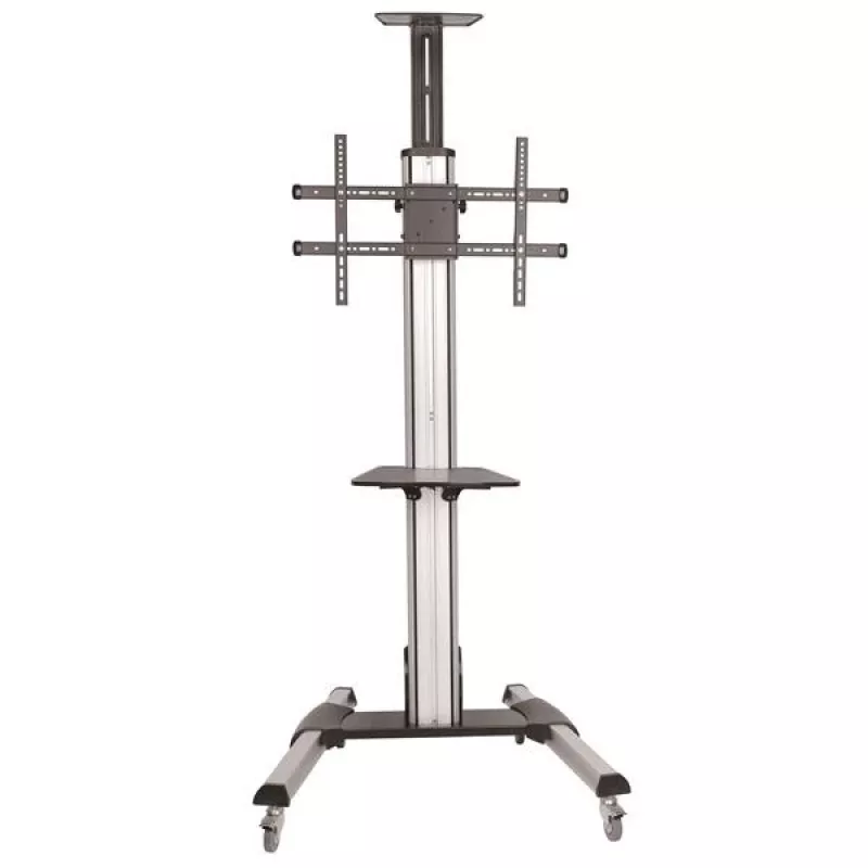 StarTech.com Wózek pod telewizor – Regulacja wysokości – Blokowane kółka, 40 kg, 81,3 cm (32 cale), 190,5 cm (75 cali), 200 x 200 mm, 600 x 400 mm, 1110–1510 mm