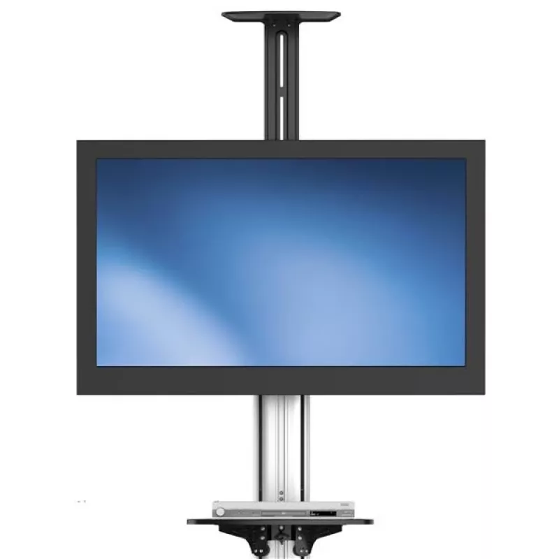 StarTech.com Wózek pod telewizor – Regulacja wysokości – Blokowane kółka, 40 kg, 81,3 cm (32 cale), 190,5 cm (75 cali), 200 x 200 mm, 600 x 400 mm, 1110–1510 mm