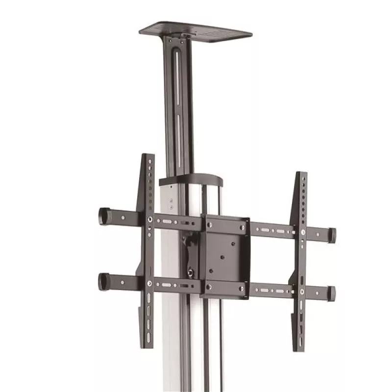 StarTech.com Wózek pod telewizor – Regulacja wysokości – Blokowane kółka, 40 kg, 81,3 cm (32 cale), 190,5 cm (75 cali), 200 x 200 mm, 600 x 400 mm, 1110–1510 mm