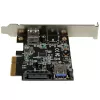 StarTech.com 2-Portowa karta USB 3.1 (10 Gb/s) – USB-A, 1x zewnętrzny, 1x wewnętrzny – PCIe