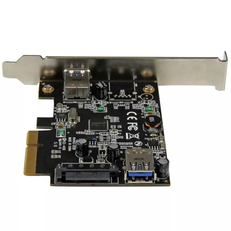 StarTech.com 2-Portowa karta USB 3.1 (10 Gb/s) – USB-A, 1x zewnętrzny, 1x wewnętrzny – PCIe