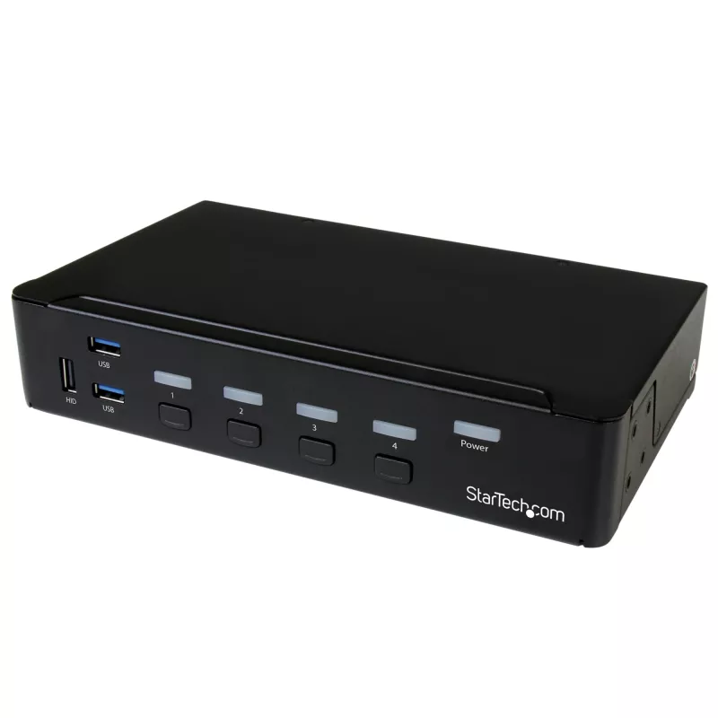 StarTech.com 4-portowy przełącznik DisplayPort KVM - USB 3.0 - 4K 30 Hz