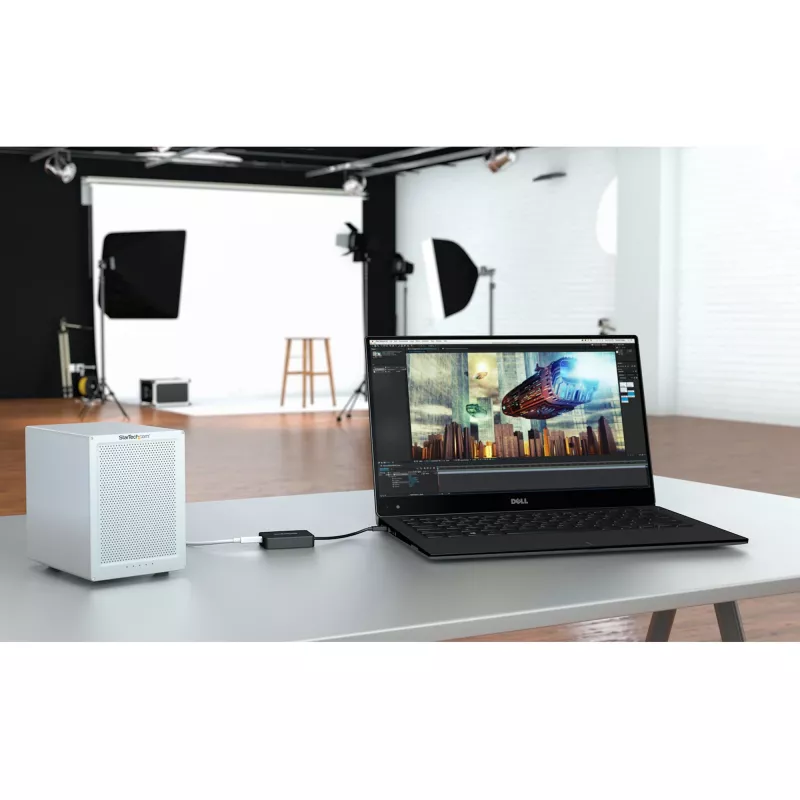 Adapter StarTech.com Thunderbolt 3 na Thunderbolt 2 — laptop TB3 do wyświetlaczy i urządzeń TB2 — konwerter Thunderbolt 2 20 Gb/s lub Thunderbolt 1 10 Gb/s — certyfikat Thunderbolt 3 — Windows/Mac