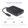 Adapter StarTech.com Thunderbolt 3 na Thunderbolt 2 — laptop TB3 do wyświetlaczy i urządzeń TB2 — konwerter Thunderbolt 2 20 Gb/s lub Thunderbolt 1 10 Gb/s — certyfikat Thunderbolt 3 — Windows/Mac